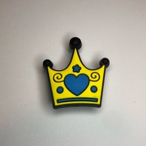 5/$10 Cute crown CROCS charm